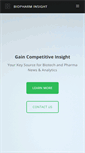 Mobile Screenshot of biopharminsight.com